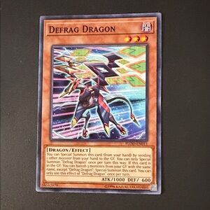 Yu-Gi-Oh! Defrag Dragon Trading Card - Purple Accent